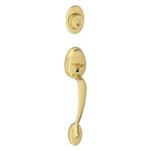Schlage Plymouth F92 Inactive Handleset (Various Finishes)